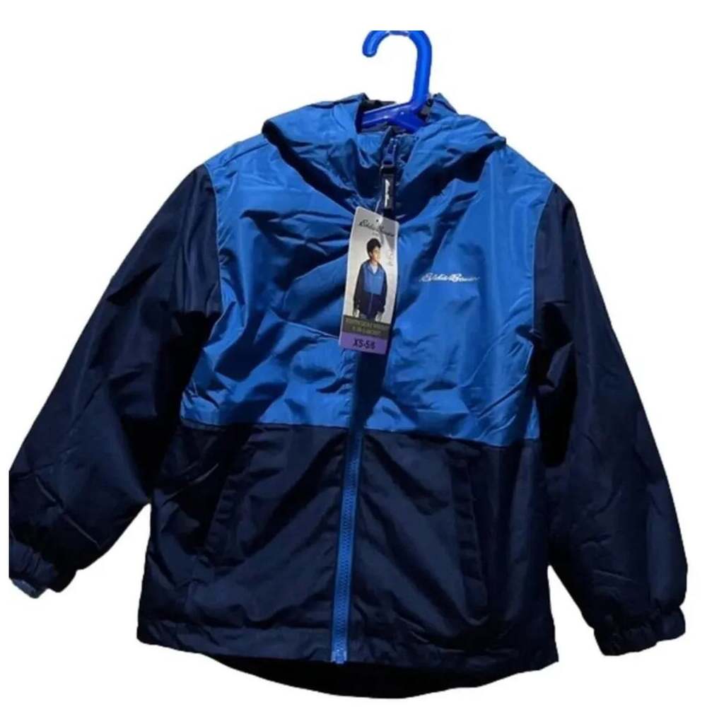 Eddie Bauer Boy's Jacket 3 in 1 Navy Blue Size XS NWT